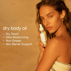 HUME SUPERNATURAL Dry Body Oil Spray - Ultra Hydrating Oil for Dry Skin, Light and Nourishing Body Oils for Women and Men, Long-Lasting Moisture (Amber Woods 1-Pack)
