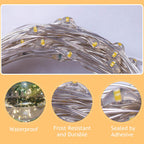 Twinkle Star 200 LED Halloween Fairy Lights, 66 ft 2 Pack Orange