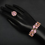 CSY Elegant Crystal Costume Jewelry Sets for Formal Events Gown Accessories