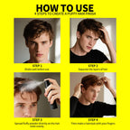 Gowwim Texture Powder, Instant Oil Control & Matte Finish Hair Texture Styling Volume Powder Long-Lasting Volume for Men & Women Volumizing Short Nozzle Uniform Distribution