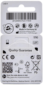 Power One Zinc p312 hearing aid battery,60 pcs pack