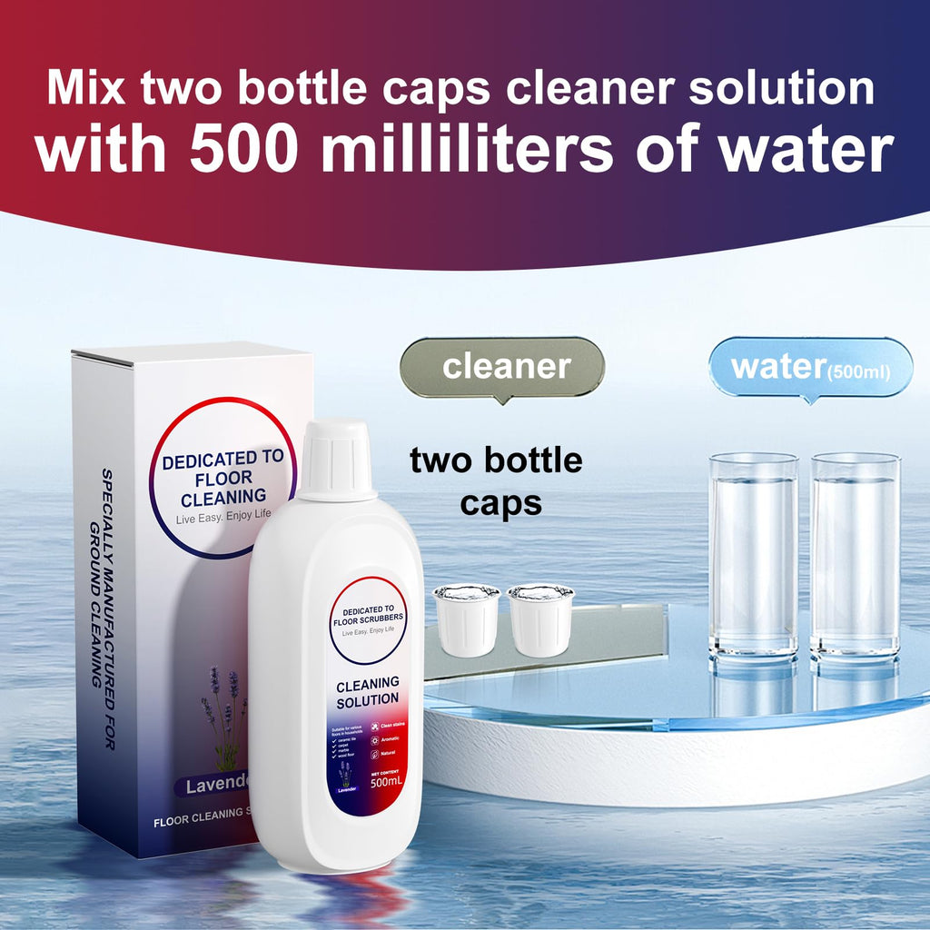 Compatible with Tineco Cleaning Solution Lavender Scent Floor Cleaning Solution, Suitable for All Robot Vacuum Cleaners and Wireless Wet Dry Dual-Use Vacuum Cleaners (2 Bottle, Lavender)