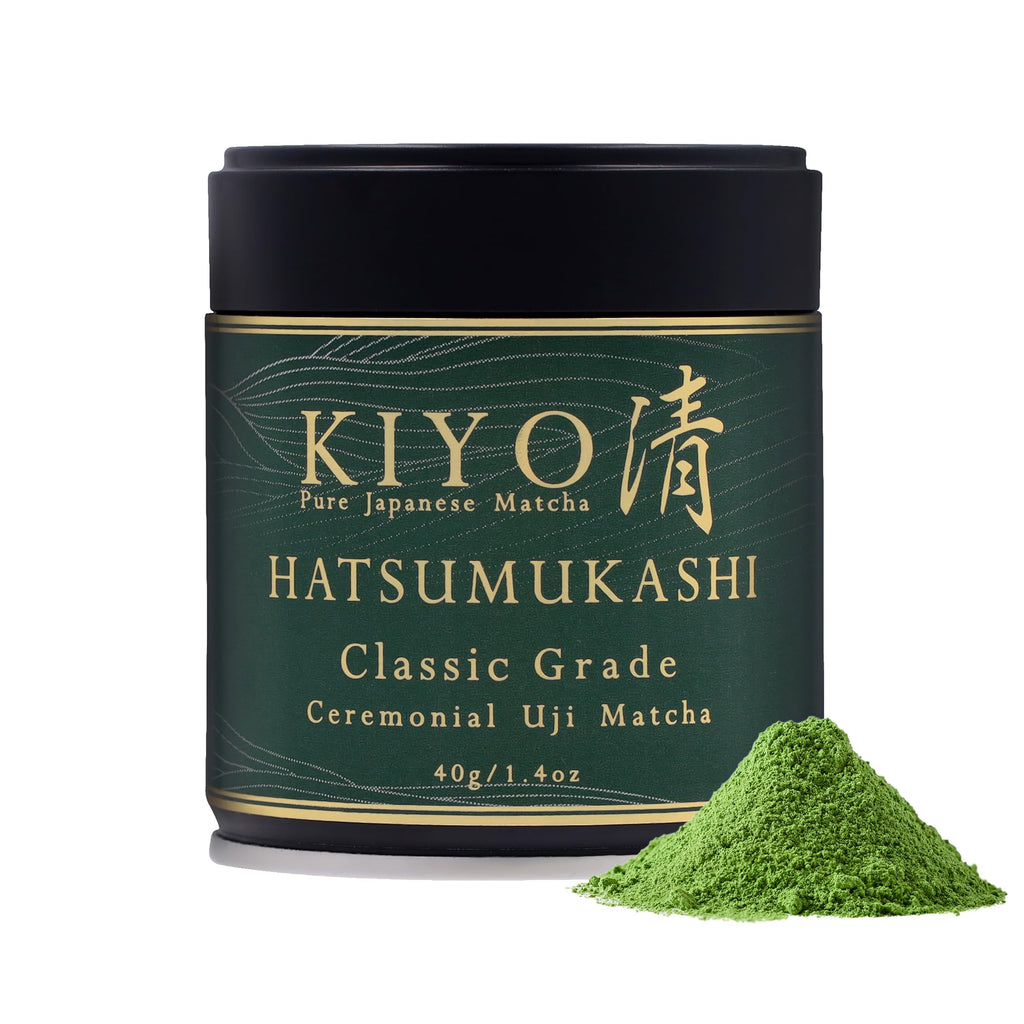 Kiyo Matcha Classic Grade Hatsumukashi Ceremonial Uji Matcha, 40g/1.41oz
