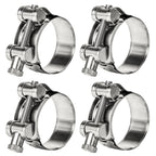 4 Pack Sieqioor T-Bolt Hose Clamps 304 Stainless Steel 20-22mm