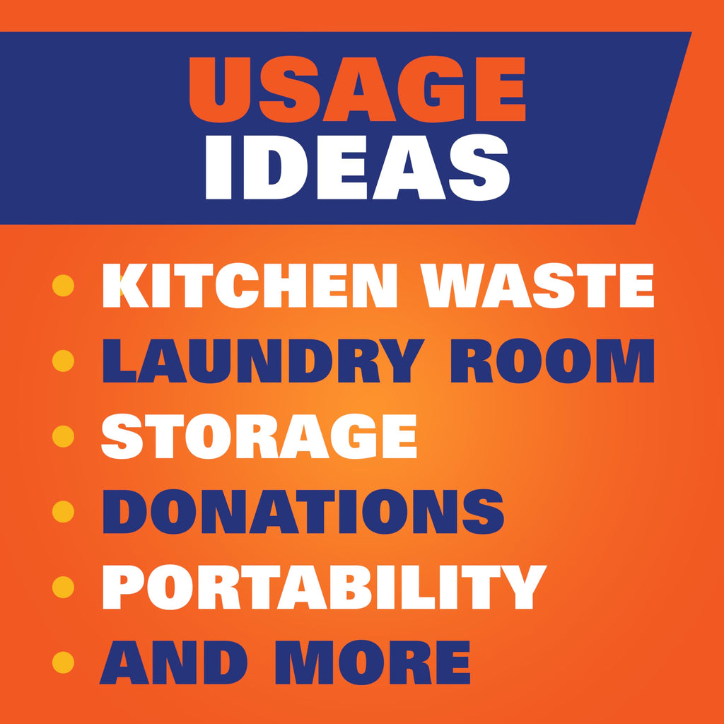 Hefty Strong Tall Kitchen Trash Bags, Unscented, 13 Gallon, 45 Count