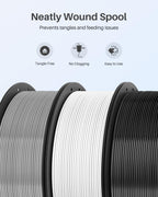 ELEGOO PLA+ Filament 1.75mm Sky Blue 1KG, High Toughness PLA Plus 3D Printer Filament Dimensional Accuracy +/- 0.02mm, 1kg Spool(2.2lbs) Fits for Most FDM 3D Printers