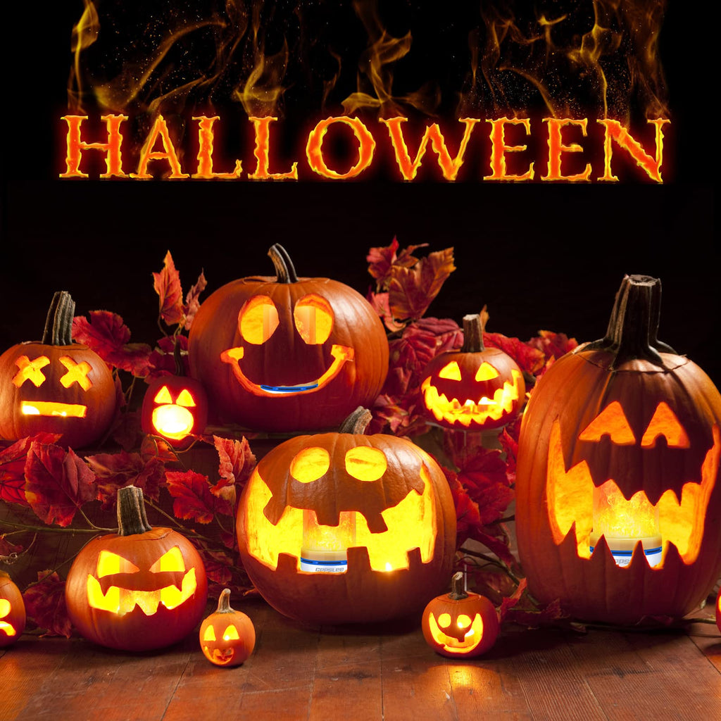 CPPSLEE Upgraded Flame Light Bulbs, 4 Modes Flickering Light Bulbs, E26 Base Fire Flame Bulb for Halloween Decorations Outdoor, Christmas Lights Patio Indoor Home Decor (Yellow, 6 Pack)