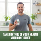 Adaptogenic Mushrooms with Cordyceps & Rhodiola – Daily Blend with Zinc, Selenium & Boron –Vegan Mushroom Capsules Supplement for Active Lifestyles – No Fillers or Additives – 60 Count