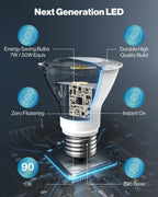 Sunco 10 Pack PAR20 LED Bulbs Flood Light Bulb, 500 LM, 7W (50W Equivalent), 2700K Soft White, E26 Medium Base, Dimmable, Track Lighting, for Indoor/Outdoor Use, Wet Rated, UL