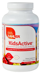 Zahler KidsActive, Kids Chewable Concentration Formula, All Natural Children’s Supplement Supporting Focus, Certified Kosher, 180 Fruit Punch Flavored Tablets