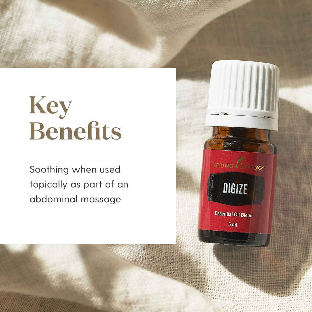 Young Living DiGize Essential Oil 15ml | Aromatherapy Blend with Peppermint & Ginger | Invigorating Diffuser Use & Relaxing Scent for Everyday Rituals
