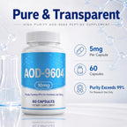 Ustuour AOD-9604 Peptide Capsules, 99% Purity (10mg) 60 Capsules