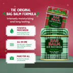 Bag Balm Mini Tin Gift Set – Bundle of 4 Limited Edition Tins (Red Star, Pink Star, Green Plaid, Red Plaid) – Multi-Use Moisturizing Balm for Dry Skin, Lips, Hands and Winter Hydration