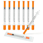 100 Pack, 1ml 31G 5/16''(8mm), Jeringa, Jeringas con agujas para inyectar