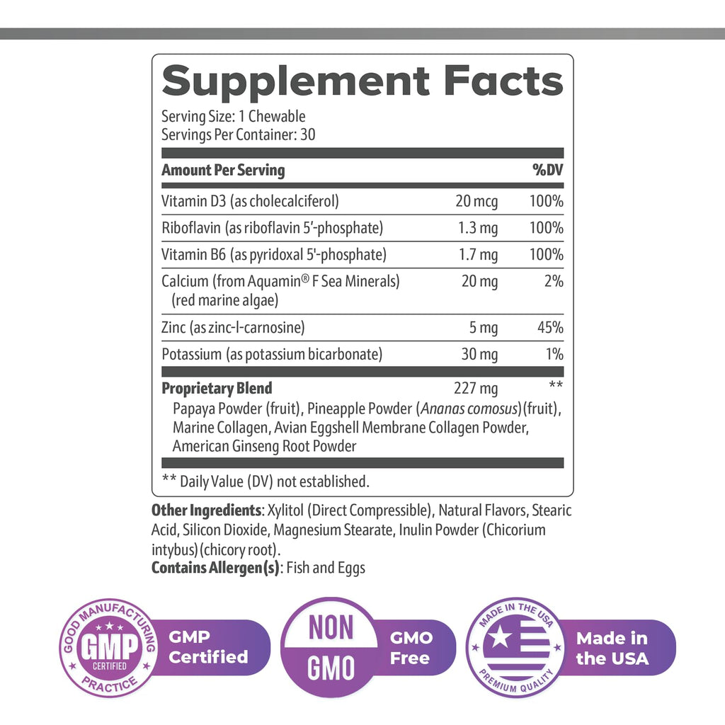 VertiAid – Vitamins, Minerals & Botanical Chewables – 30 Ct, 1 Month Supply