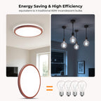 BLNAN Dimmable LED Flush Mount Ceiling Light Fixture with Remote Control, 12Inch 3000K-6500K Light Color Adjustable, Modern Ultra-Thin Ceiling Lamp for Bedroom Kitchen, Wired