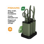 Fiskars Indoor Plant Care 3-Piece Set, Precision Gardening Tools, Green