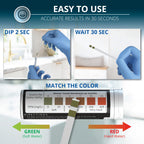 WeAQUA DoubleCheck Water Hardness Test Kit 200 Strips with Sample Cup - Hard Water Testing Strips (0-25 gpg / 0-425 ppm)