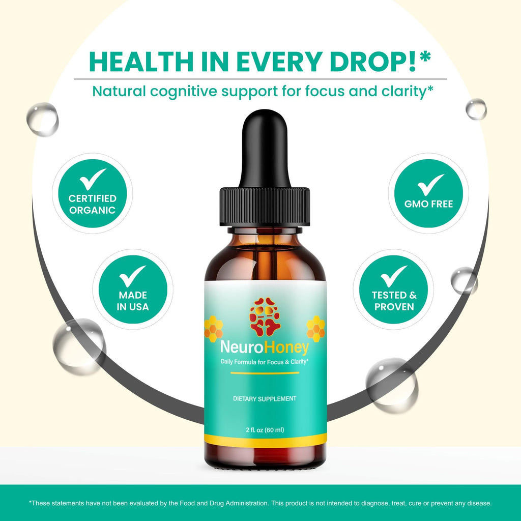 Neuro Honey Drops, NeuroHoney Droppers Reviews (5 Pack)