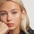 Silver Stainless Steel Stud Earrings for Women Men, 12Pairs 3-8mm Studs Set