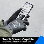 OriStout Waterproof Winter Work Gloves for Men and Women, Touchscreen, Freezer Gloves, Thermal Insulated, for Cold Weather