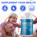 (5 Pack) Nerve Ease Capsules, NerveEase Pills with All Natural Ingredients, Advanced Overall Health and Wellness Vitamin Supplement Formula for Maximum Strength Multivitamins Support (300 Capsules)