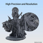 Siraya Tech Fast ABS-Like 3D Printer Resin 405nm UV-Curing 8K Resin Easy to Print Non-Brittle High Precision Standard Photopolymer Resin 3D Print Liquid for LCD DLP 3D Printing(Metal Grey, 2kg)