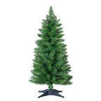 3ft Artificial Christmas Tree, Mini Xmas Pine Tree with 4-Leg Stable Plastic Base, Small Tabletop Christmas Tree for Home Office Holiday Party Indoor Decoration