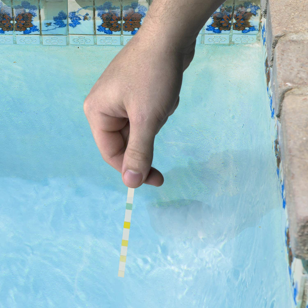 Poolmaster Smart Test 6-Way Swimming Pool and Spa Water Chemistry Test Strips, Made in The USA, 2 Pack,Blue