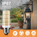 6 pcs Led Corn Light Bulb, 200w Equivalent 2500 Lumen 3000k Cool Daylight White 20w Non-dimmable Super Bright Led Bulb E26/E27 Base Led Light Bulbs for Home Garage Warehouse Indoor Outdoor Light Bulb