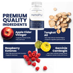 Memopryl Advanced Formula Supplement, Memo Pryl Brain Pills Natural Ingredients Reviews - 5 Pack - 300 Capsules