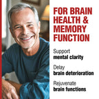 LABO Nutrition NeuroREGAIN - Scallop-derived PLASMALOGEN for Brain Deterioration, Memory, Alertness, Learning, Concentration and Other Cognitive Functions – Suitable for Seniors, Adult Men & Women x3