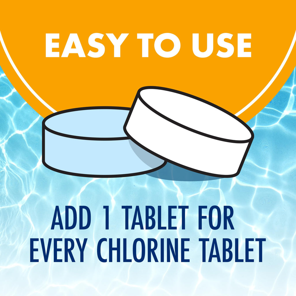 ARM & HAMMER Clear Balance Swimming Pool Alkalinity & pH Maintenance Tablets, White, 1 Pack, 16 Count
