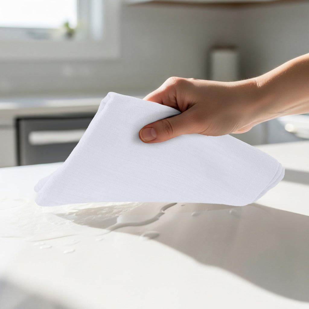 Utopia Kitchen White Flour Sack Towels [12 Pack - 28 x 28 Inch] 100% Cotton