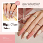 AzureBeauty 31 Pcs Dip Powder Nail Kit 20 Colors Nude Pink Glitter White