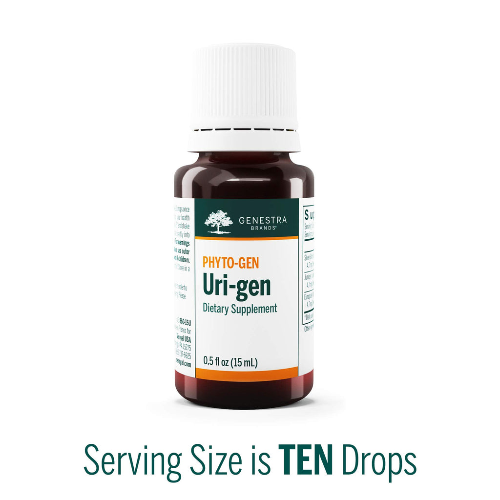 Genestra Brands Uri-gen | Silver Birch, Juniper, and European Ash Herbal Supplement | 0.5 fl. oz.