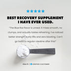 Gains in Bulk Instantized Creatine Monohydrate for Women and Men, Soluble Pre Workout Powder, Supports Muscle Building, Strength and Performance, Bodybuilding Supplements, Blue Raspberry, 30 Servings