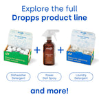 Dropps Odor & Stain Laundry Detergent Pods, Orange Blossom (140 Count) - Powerful Laundry Pods | Complete Clean Laundry Soap | Fights Odors & Stains | Clean Ingredients | Plastic Free Packaging