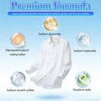Non Ionic Clothing Emulsifier Stain Remover, Portable Dry Cleaning Stain Removal Spray, Powerful Laundry Stain Remover Spray, Active Enzyme Laundry For Clothes (2pc)
