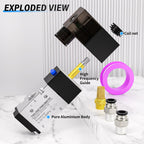TAILONZ PNEUMATIC 3/8"NPT Solenoid Valve 3V310-10 DC12V Single Coil Pilot-Operated Electric 2 Position 3 Way Connection Type(Junction Box)
