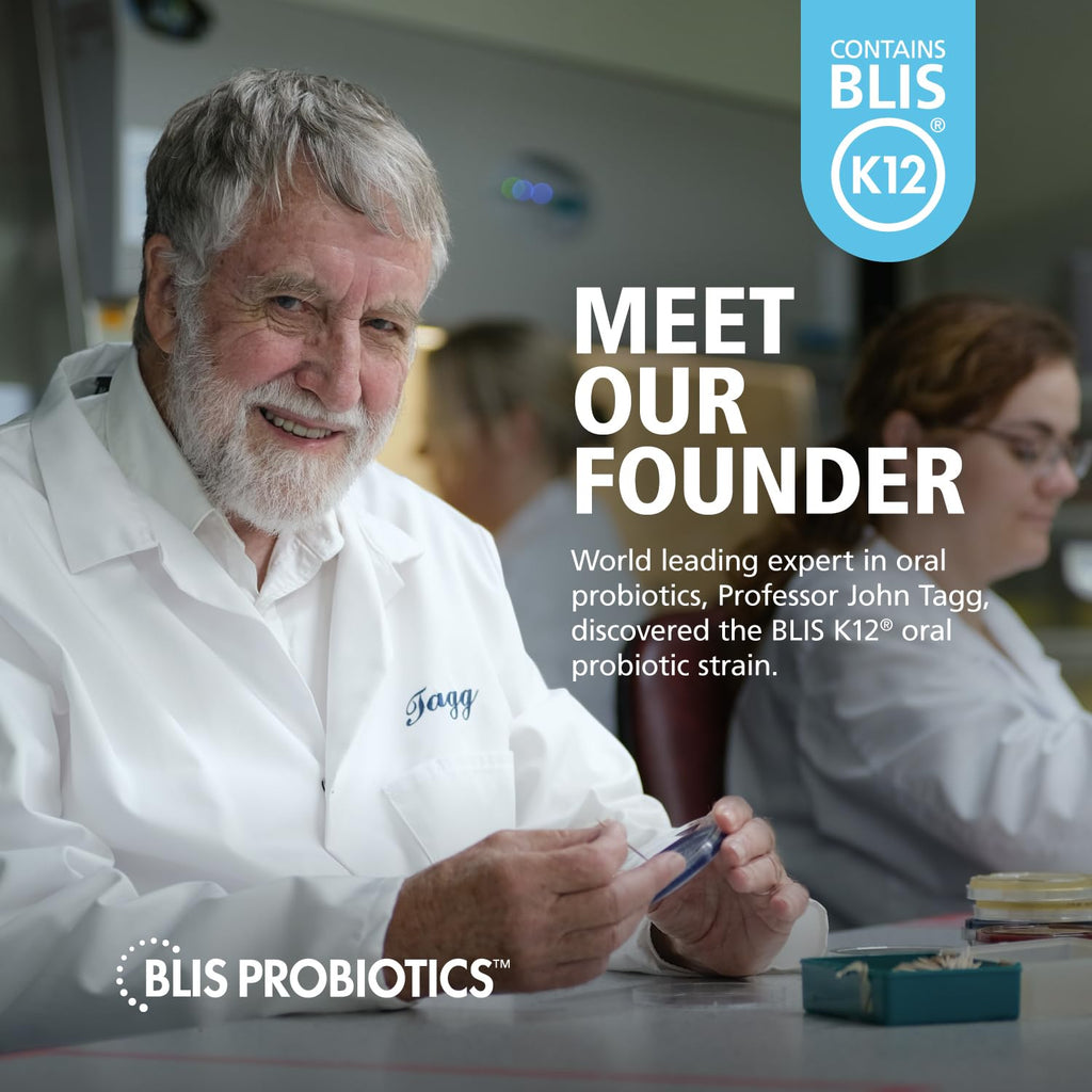 BLIS UltraBLIS Gut & Oral Probiotics K12 Immune Health Support, 40 Lozenges