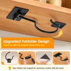 Fitnice 2PCS Self Adhesive Banana Hook Under Cabinet Foldable Banana Hanger