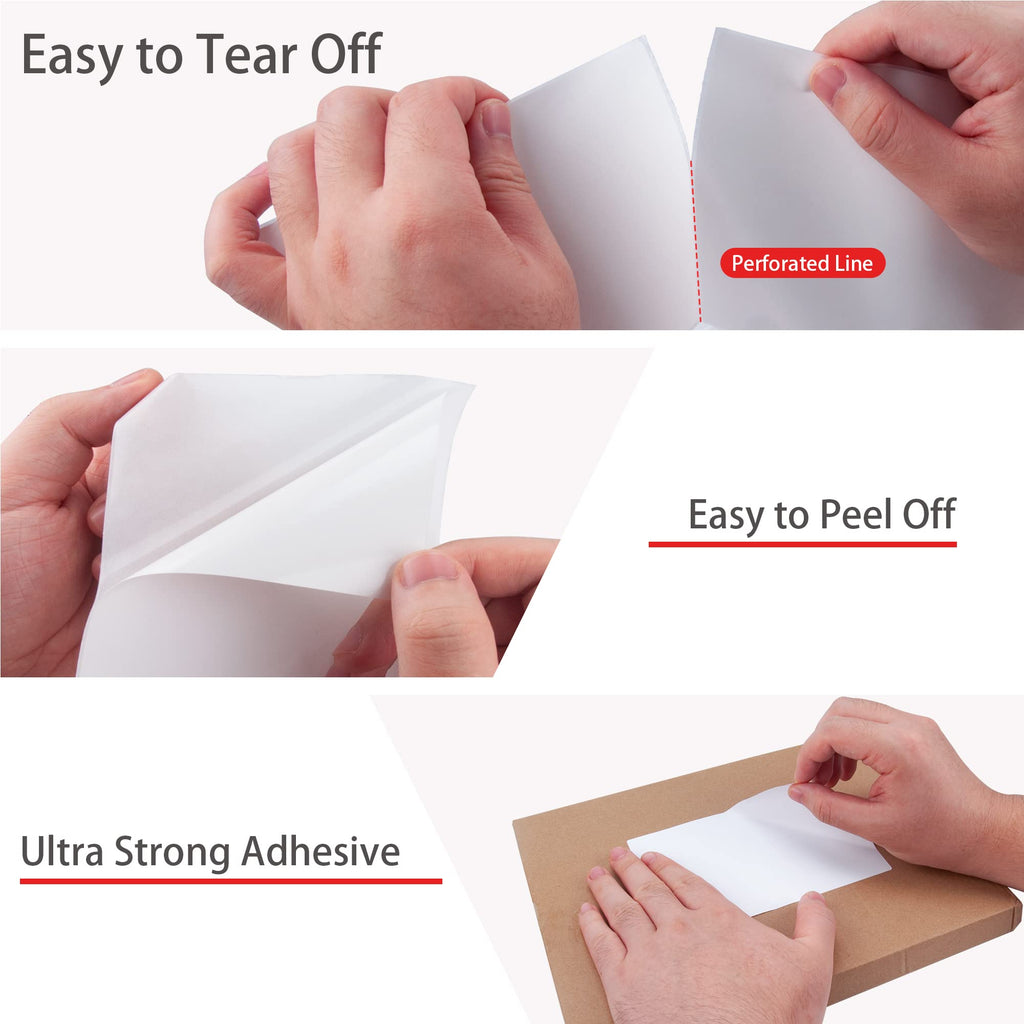 L LIKED 4x6 Direct Thermal Labels, 500pcs Perforated Fanfold, Compatible Zebra & Rollo Printers (Pack of 2)