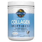 Garden of Life Restorative Bundle - Collagen Peptides Unflavored Powder for Hair, Skin, Joints, 28 Servings + Superfoods Sips Immune Reds, Vitamins, Probiotics, Superfoods, Berry Flavor, 30 Servings