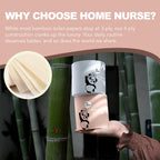Home Nurse 4-Ply Bamboo Toilet Paper 24 Rolls, Unbleached Septic Safe Toilet Paper, No Lint Strong Absorbent, Chemical Free Eco Friendly Tree Free Bulk Toilet Paper