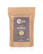 Yupik Organic Whole Husk Psyllium 8.8 Oz (Pack of 6), 95% Purity, Soluble Fiber, USDA Certified, Non-GMO, Kosher, Gluten-Free, Sugar-Free & Fat-Free, Unflavored, Plant-Based