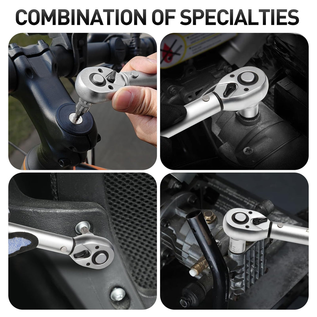 34-Piece 3/8'' Drive Torx Star Bit sockets CR-V E-Socket Set, E4-20, T10-60, Tamper Proof Set TT10-TT55, 5/16"F to 3/8"M adapter with Storage Case,S2 Steel, Ideal for Car,Trucks,Home Improvement