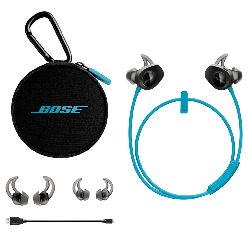 Bose SoundSport Wireless Headphones, Aqua (Renewed)