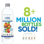 Eniva Health Vibe Liquid Multivitamins Mineral Supplements with Vitamins A, B12, C, D, E & Amino Acids | Fruits and Veggies Daily Supplement for Women & Men | Doctor Formulated | USA Made | 32 oz