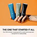 MERIDIAN The Trimmer Original | Body Hair Trimmer for Men & Women | Onyx